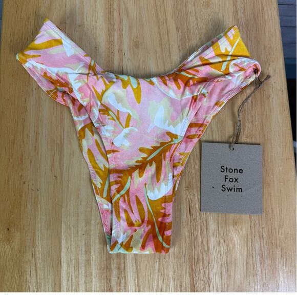Stone Fox Swim Hot Tropix Nola Bikini Bottoms Size Xtra Small - Picture 1 of 4